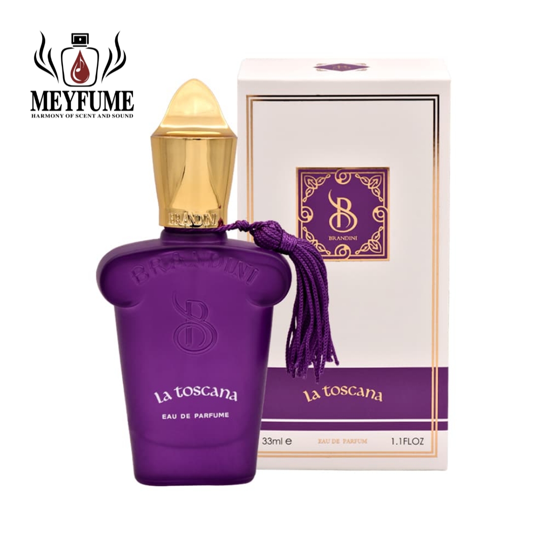 عطر جیبی زنانه برندینی مدل لاتوسکا La Toscana